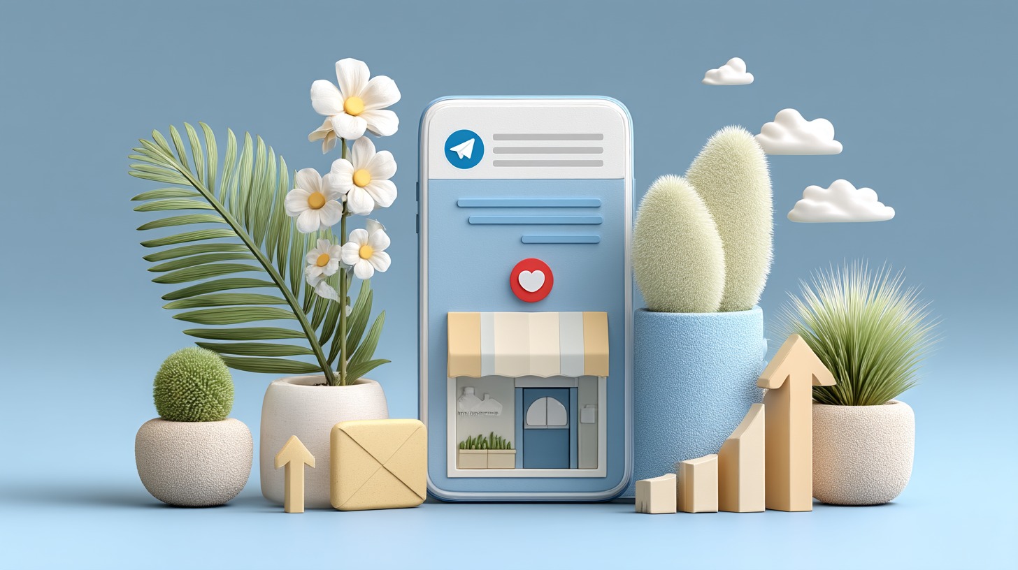 Business page on Telegram